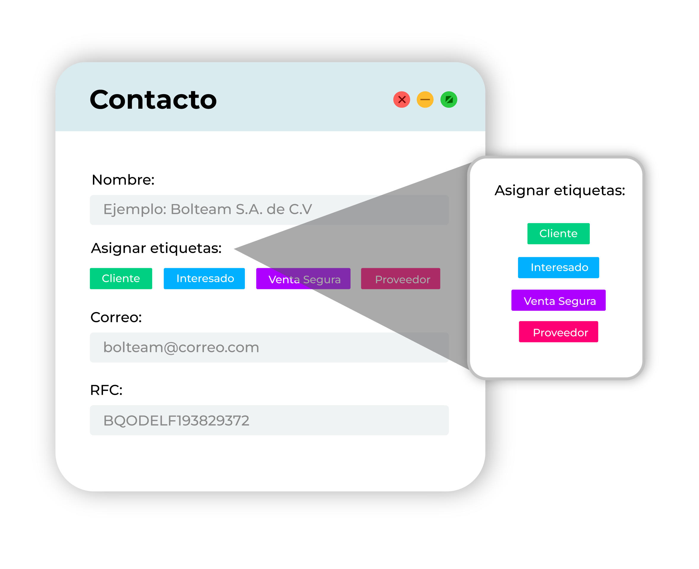 CRM para gestión de contactos